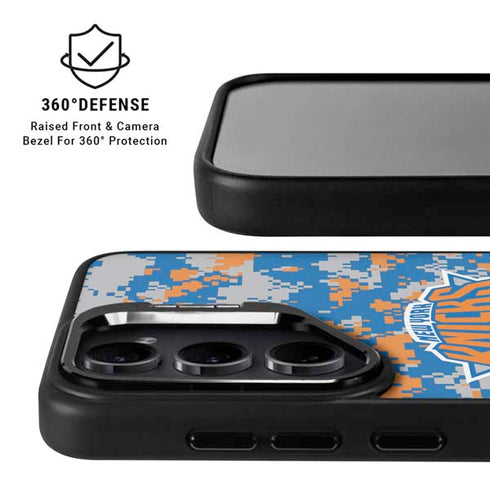 NBA New York Knicks Digi Camo Galaxy S24 FE Kickstand Case